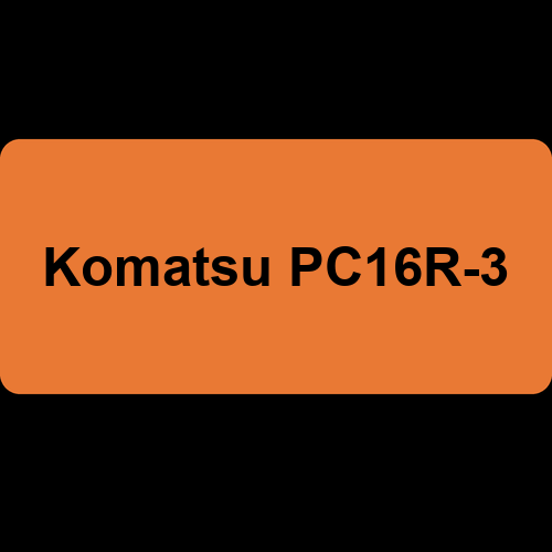 Komatsu PC16R-3